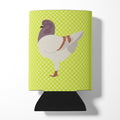 German Modena Pigeon Green Can or Bottle Hugger Cooler Sleeve for Standard 12 oz Cans, Insulated Foam Beer & Soda Can Hugger Reusable