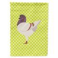 German Modena Pigeon Green House Flag 28x40 Porch Sleeve Pole Decorative Outside Yard Banner Artwork Wall Hanging, Polyester