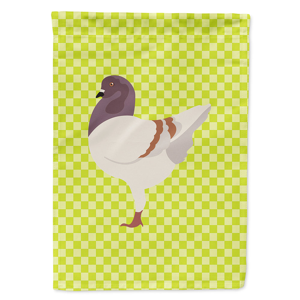 German Modena Pigeon Green House Flag 28x40 Porch Sleeve Pole Decorative Outside Yard Banner Artwork Wall Hanging, Polyester