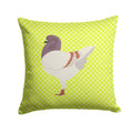 German Modena Pigeon Green Decorative Throw Pillow 14x14 Indoor Outdoor Accent Cushion, Fabric Cover with Insert for Sofa, Bed, Porch & Living Room