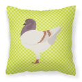 German Modena Pigeon Green Decorative Throw Pillow 18x18 Indoor Outdoor Accent Cushion, Fabric Cover with Insert for Sofa, Bed, Porch & Living Room