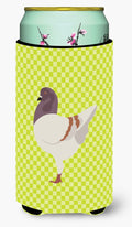German Modena Pigeon Green Tall Boy Hugger Can Cooler Sleeve Machine Washable Drink Collapsible Insulator Beverage Insulated Holder