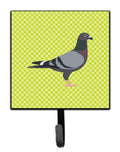 Racing Pigeon Green Leash or Key Holder Wall Hooks, Key Hooks Holder, Coat Rack Wall Mount, Coat Hooks, Hooks for Hanging Keys, Towels, Aprons, Leashes