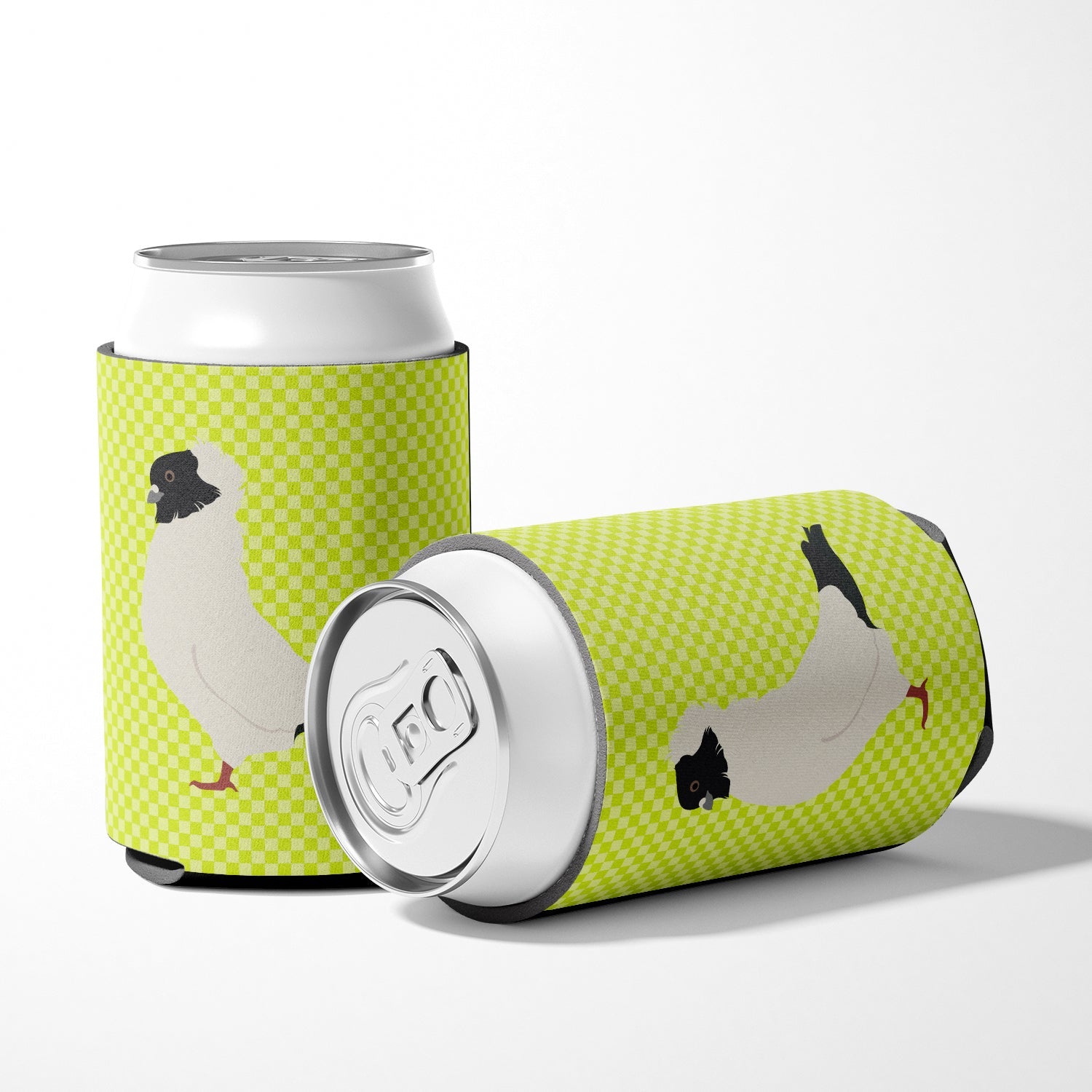 Nun Pigeon Green Can or Bottle Hugger Cooler Sleeve for Standard 12 oz Cans, Insulated Foam Beer & Soda Can Hugger Reusable
