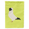 Nun Pigeon Green House Flag 28x40 Porch Sleeve Pole Decorative Outside Yard Banner Artwork Wall Hanging, Polyester