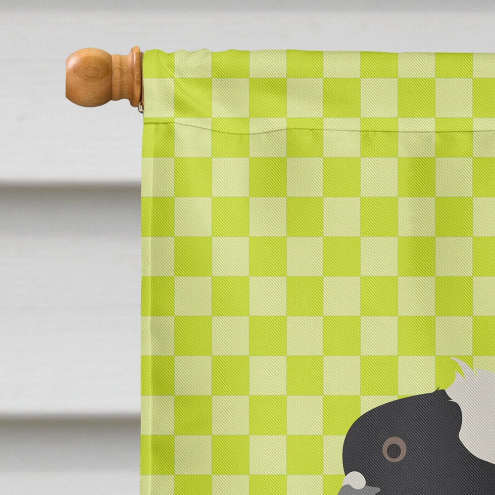 Nun Pigeon Green House Flag 28x40 Porch Sleeve Pole Decorative Outside Yard Banner Artwork Wall Hanging, Polyester