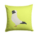 Nun Pigeon Green Decorative Throw Pillow 14x14 Indoor Outdoor Accent Cushion, Fabric Cover with Insert for Sofa, Bed, Porch & Living Room