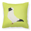 Nun Pigeon Green Decorative Throw Pillow 18x18 Indoor Outdoor Accent Cushion, Fabric Cover with Insert for Sofa, Bed, Porch & Living Room