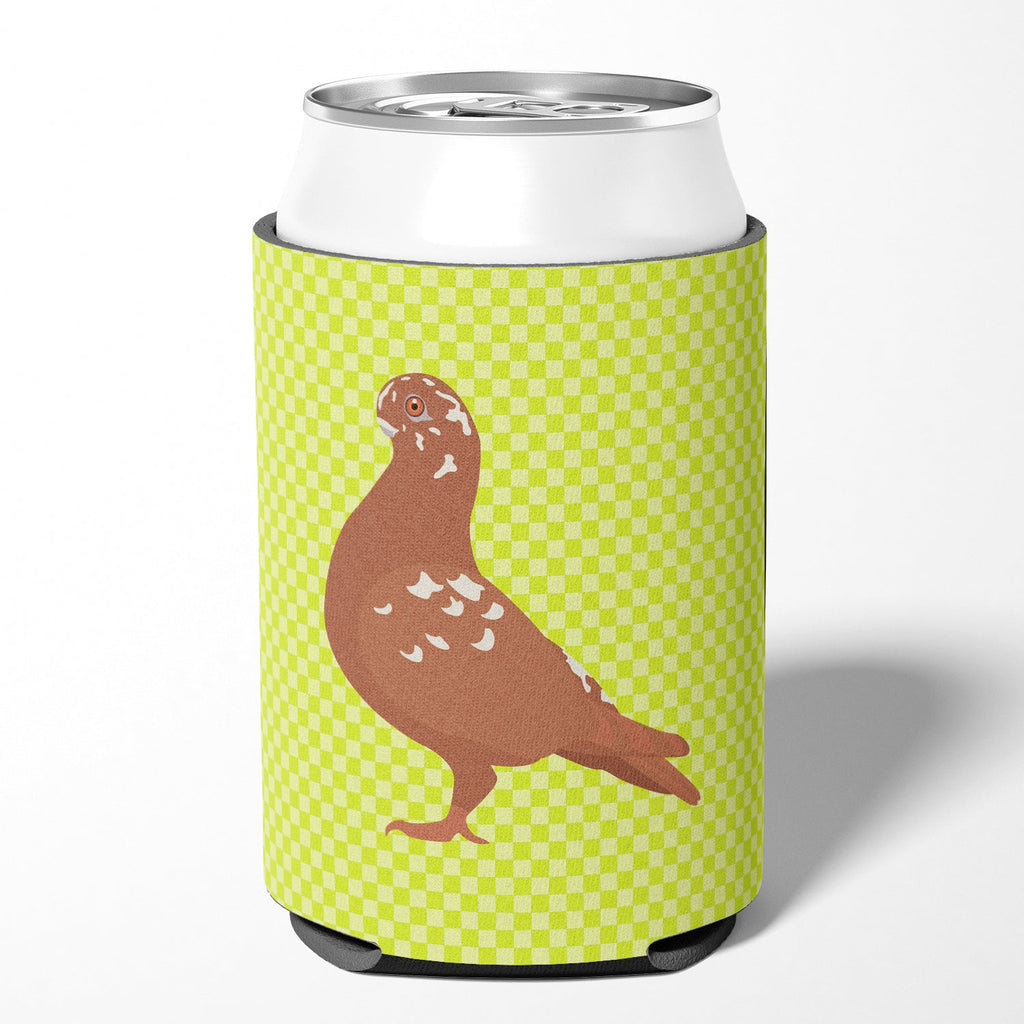 African Owl Pigeon Green Can or Bottle Hugger Cooler Sleeve for Standard 12 oz Cans, Insulated Foam Beer & Soda Can Hugger Reusable