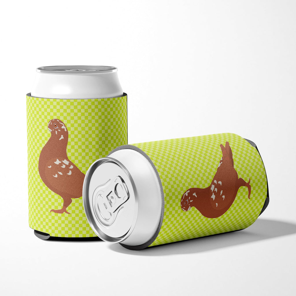 African Owl Pigeon Green Can or Bottle Hugger Cooler Sleeve for Standard 12 oz Cans, Insulated Foam Beer & Soda Can Hugger Reusable