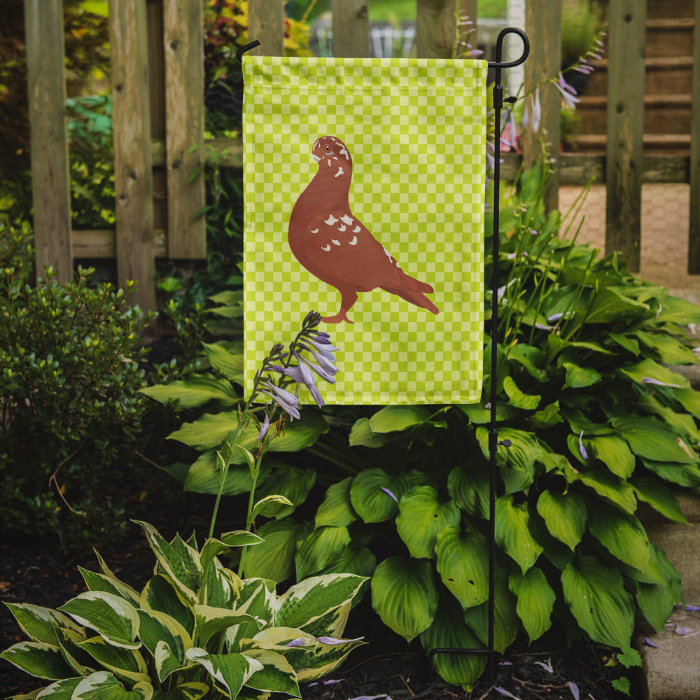 African Owl Pigeon Green Garden Flag Mailbox Decorative Yard Banner Outside Patio Artwork for Flower Beds, Garden Size, Multicolor