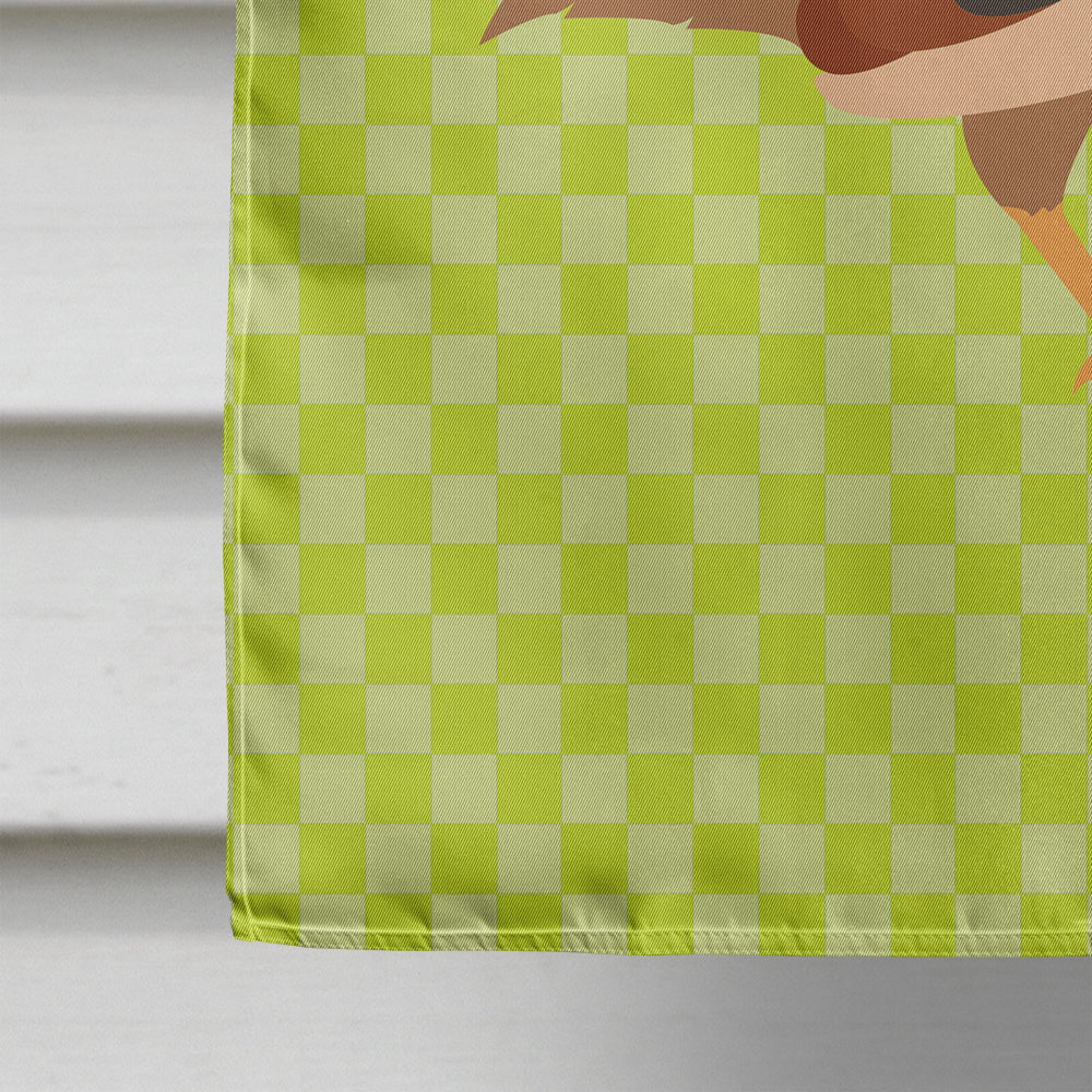 Golden Phoenix Quail Green House Flag 28x40 Porch Sleeve Pole Decorative Outside Yard Banner Artwork Wall Hanging, Polyester