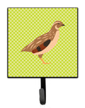 Golden Phoenix Quail Green Leash or Key Holder Wall Hooks, Key Hooks Holder, Coat Rack Wall Mount, Coat Hooks, Hooks for Hanging Keys, Towels, Aprons, Leashes
