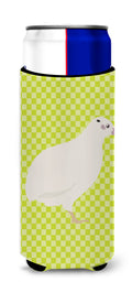 Texas Quail Green Slim Can Hugger , Insulated Foam Hugger for 12 oz Slim Cans, Beer Bottles & Water Bottles, Printed in USA