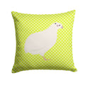 Texas Quail Green Decorative Throw Pillow 14x14 Indoor Outdoor Accent Cushion, Fabric Cover with Insert for Sofa, Bed, Porch & Living Room