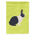 Dutch Rabbit Green House Flag 28x40 Porch Sleeve Pole Decorative Outside Yard Banner Artwork Wall Hanging, Polyester