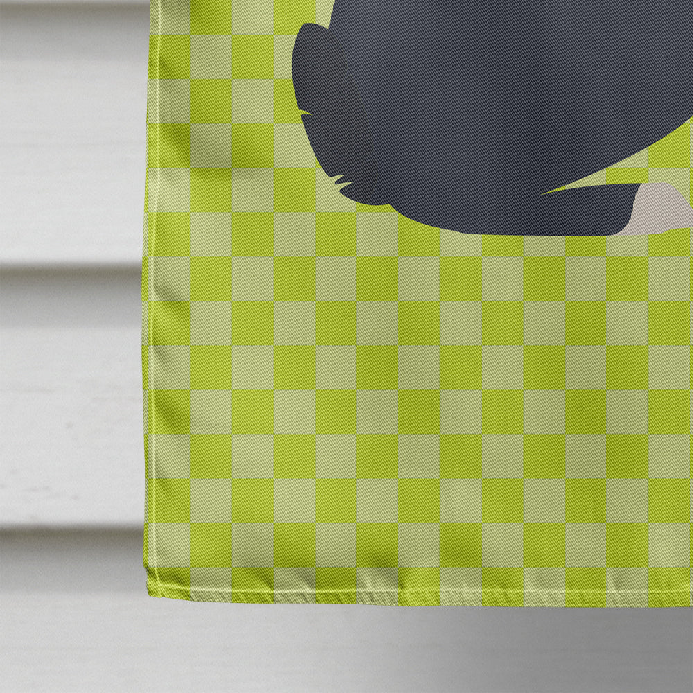 Dutch Rabbit Green House Flag 28x40 Porch Sleeve Pole Decorative Outside Yard Banner Artwork Wall Hanging, Polyester