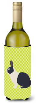 Dutch Rabbit Green Wine Bottle Hugger Gift Sleeve for Standard 750 ml Bottles, Insulated Reusable Also Fits Mini Shot & Pint Bottles
