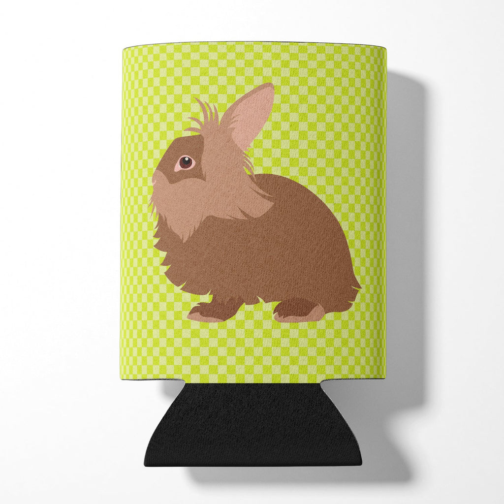 Lionhead Rabbit Green Can or Bottle Hugger Cooler Sleeve for Standard 12 oz Cans, Insulated Foam Beer & Soda Can Hugger Reusable