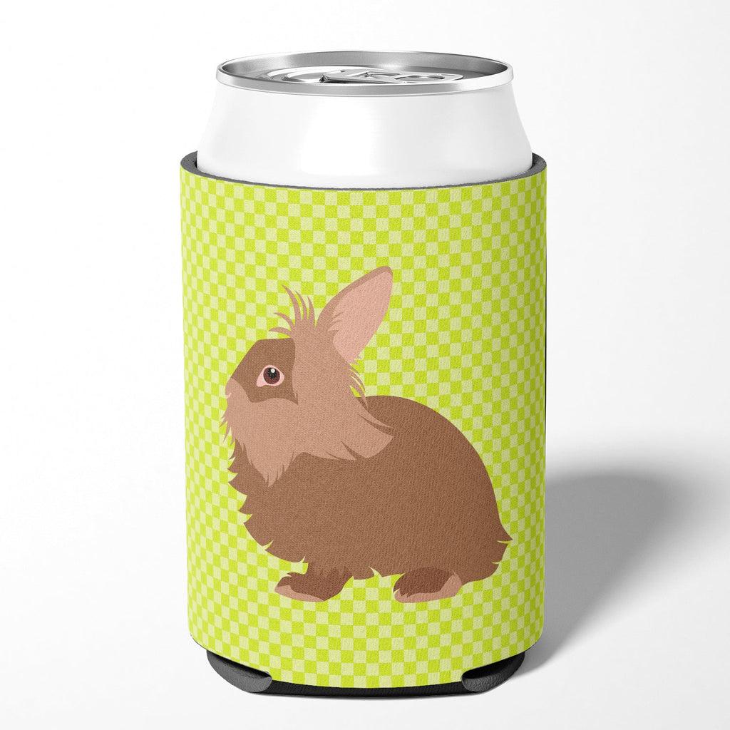 Lionhead Rabbit Green Can or Bottle Hugger Cooler Sleeve for Standard 12 oz Cans, Insulated Foam Beer & Soda Can Hugger Reusable