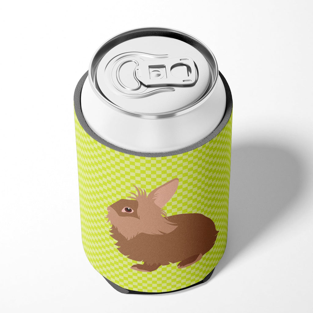 Lionhead Rabbit Green Can or Bottle Hugger Cooler Sleeve for Standard 12 oz Cans, Insulated Foam Beer & Soda Can Hugger Reusable