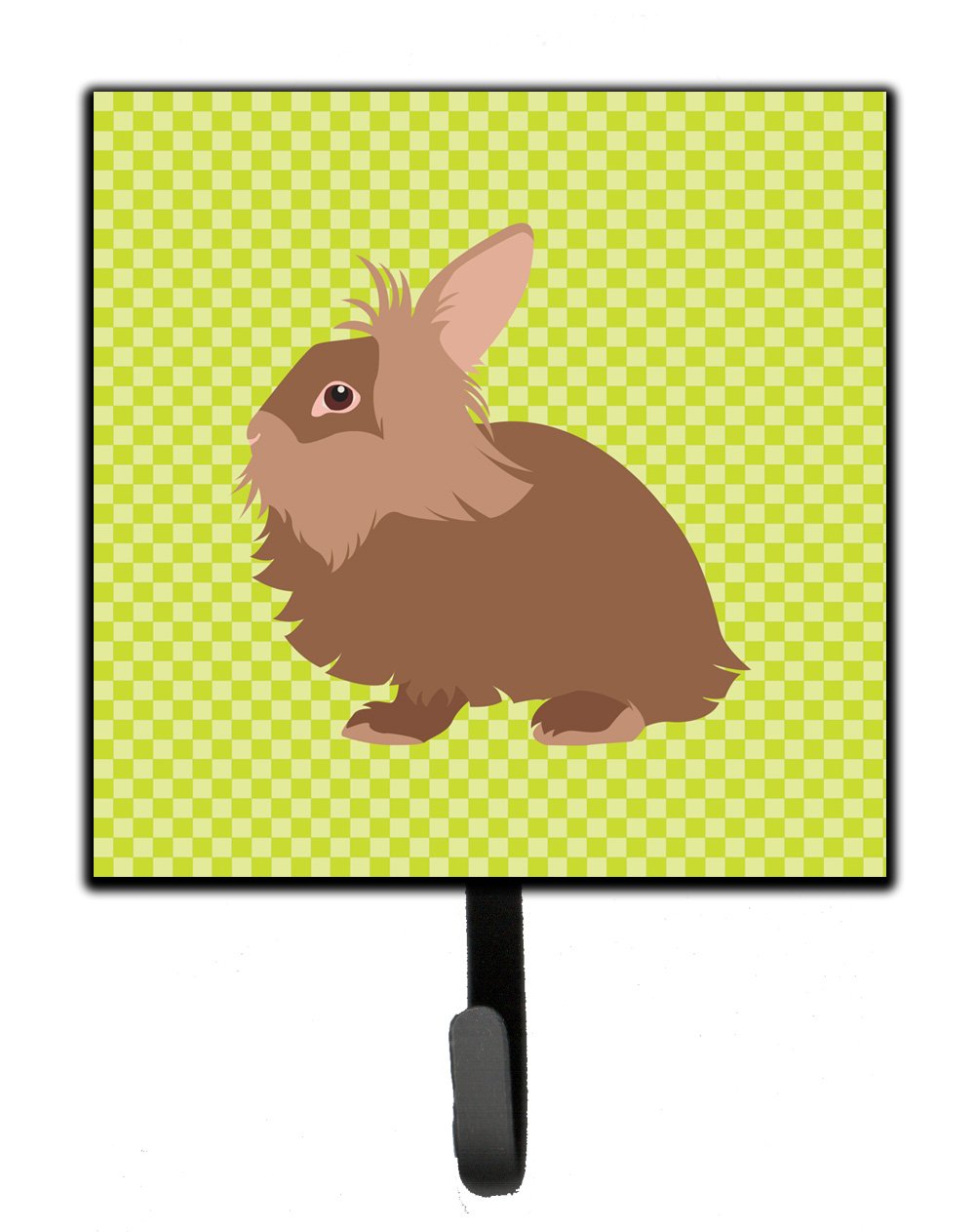Lionhead Rabbit Green Leash or Key Holder Wall Hooks, Key Hooks Holder, Coat Rack Wall Mount, Coat Hooks, Hooks for Hanging Keys, Towels, Aprons, Leashes