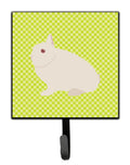 Hermelin Rabbit Green Leash or Key Holder Wall Hooks, Key Hooks Holder, Coat Rack Wall Mount, Coat Hooks, Hooks for Hanging Keys, Towels, Aprons, Leashes