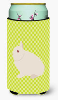 Hermelin Rabbit Green Tall Boy Hugger Can Cooler Sleeve Machine Washable Drink Collapsible Insulator Beverage Insulated Holder