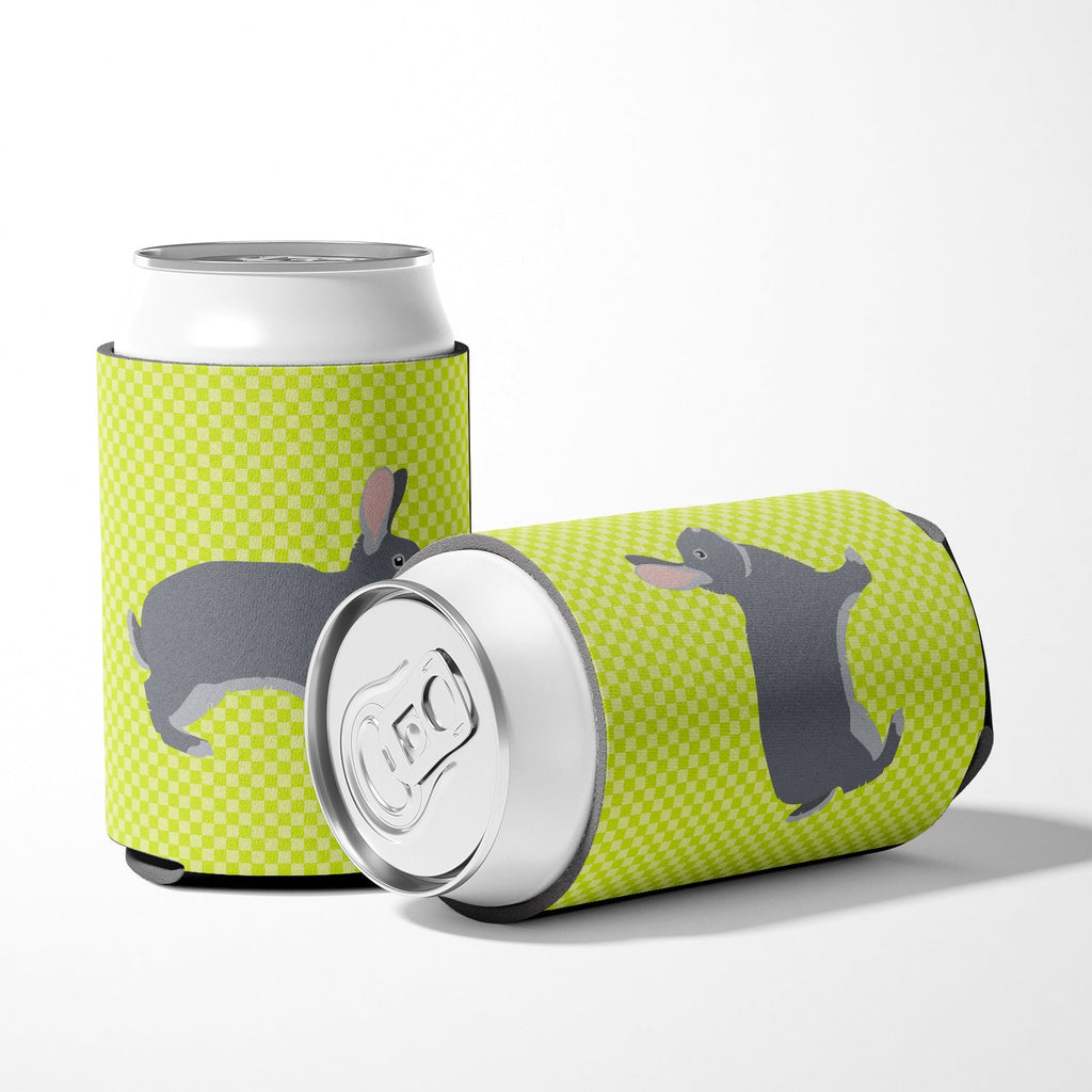 Giant Chinchilla Rabbit Green Can or Bottle Hugger Cooler Sleeve for Standard 12 oz Cans, Insulated Foam Beer & Soda Can Hugger Reusable