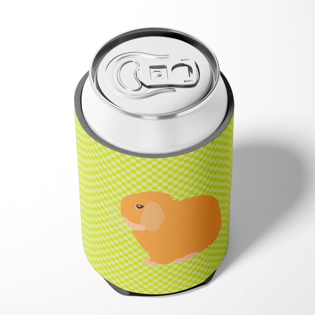 Holland Lop Rabbit Green Can or Bottle Hugger Cooler Sleeve for Standard 12 oz Cans, Insulated Foam Beer & Soda Can Hugger Reusable