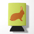 Rex Rabbit Green Can or Bottle Hugger Cooler Sleeve for Standard 12 oz Cans, Insulated Foam Beer & Soda Can Hugger Reusable