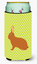 Rex Rabbit Green Tall Boy Hugger Can Cooler Sleeve Machine Washable Drink Collapsible Insulator Beverage Insulated Holder
