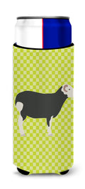 Herwick Sheep Green Slim Can Hugger , Insulated Foam Hugger for 12 oz Slim Cans, Beer Bottles & Water Bottles, Printed in USA