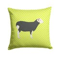 Herwick Sheep Green Decorative Throw Pillow 14x14 Indoor Outdoor Accent Cushion, Fabric Cover with Insert for Sofa, Bed, Porch & Living Room