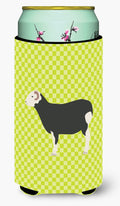 Herwick Sheep Green Tall Boy Hugger Can Cooler Sleeve Machine Washable Drink Collapsible Insulator Beverage Insulated Holder