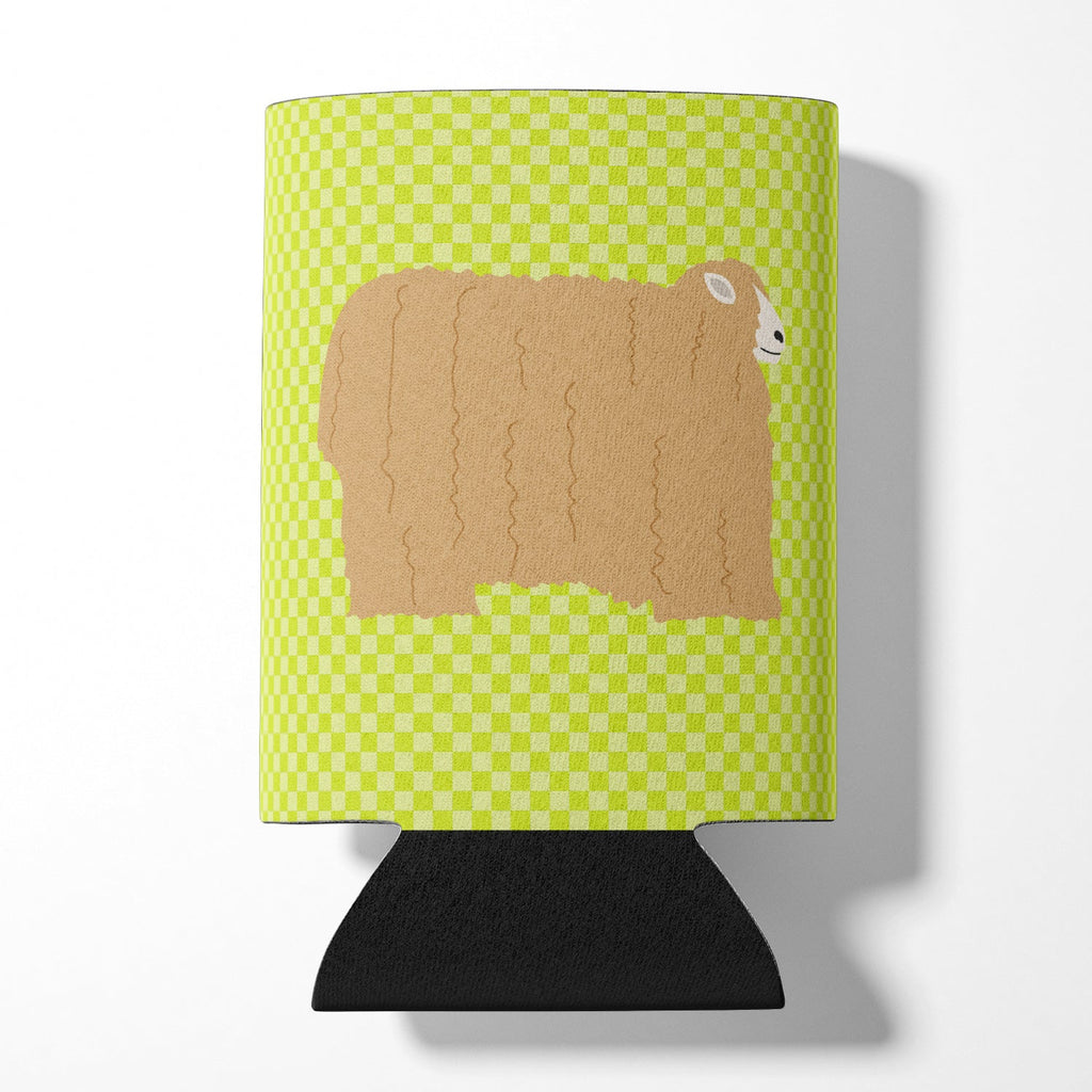 Lincoln Longwool Sheep Green Can or Bottle Hugger Cooler Sleeve for Standard 12 oz Cans, Insulated Foam Beer & Soda Can Hugger Reusable