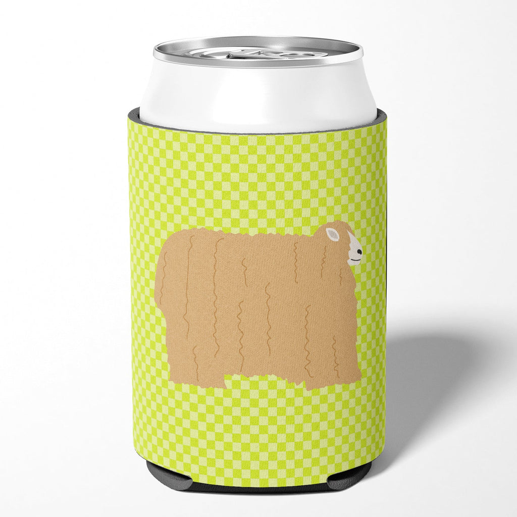 Lincoln Longwool Sheep Green Can or Bottle Hugger Cooler Sleeve for Standard 12 oz Cans, Insulated Foam Beer & Soda Can Hugger Reusable