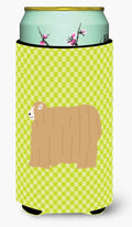 Lincoln Longwool Sheep Green Tall Boy Hugger Can Cooler Sleeve Machine Washable Drink Collapsible Insulator Beverage Insulated Holder