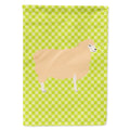 English Leicester Longwool Sheep Green House Flag 28x40 Porch Sleeve Pole Decorative Outside Yard Banner Artwork Wall Hanging, Polyester