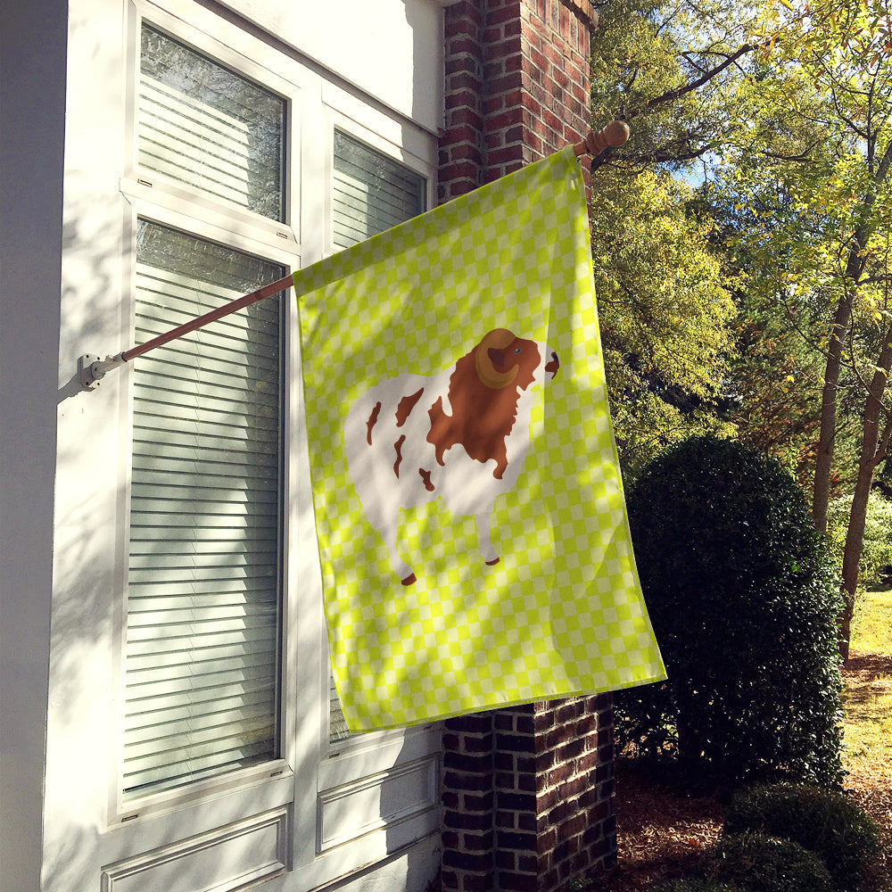 Jacob Sheep Green House Flag 28x40 Porch Sleeve Pole Decorative Outside Yard Banner Artwork Wall Hanging, Polyester