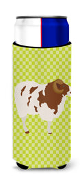 Jacob Sheep Green Slim Can Hugger , Insulated Foam Hugger for 12 oz Slim Cans, Beer Bottles & Water Bottles, Printed in USA