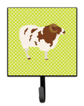Jacob Sheep Green Leash or Key Holder Wall Hooks, Key Hooks Holder, Coat Rack Wall Mount, Coat Hooks, Hooks for Hanging Keys, Towels, Aprons, Leashes