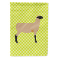 Hampshire Down Sheep Green House Flag 28x40 Porch Sleeve Pole Decorative Outside Yard Banner Artwork Wall Hanging, Polyester