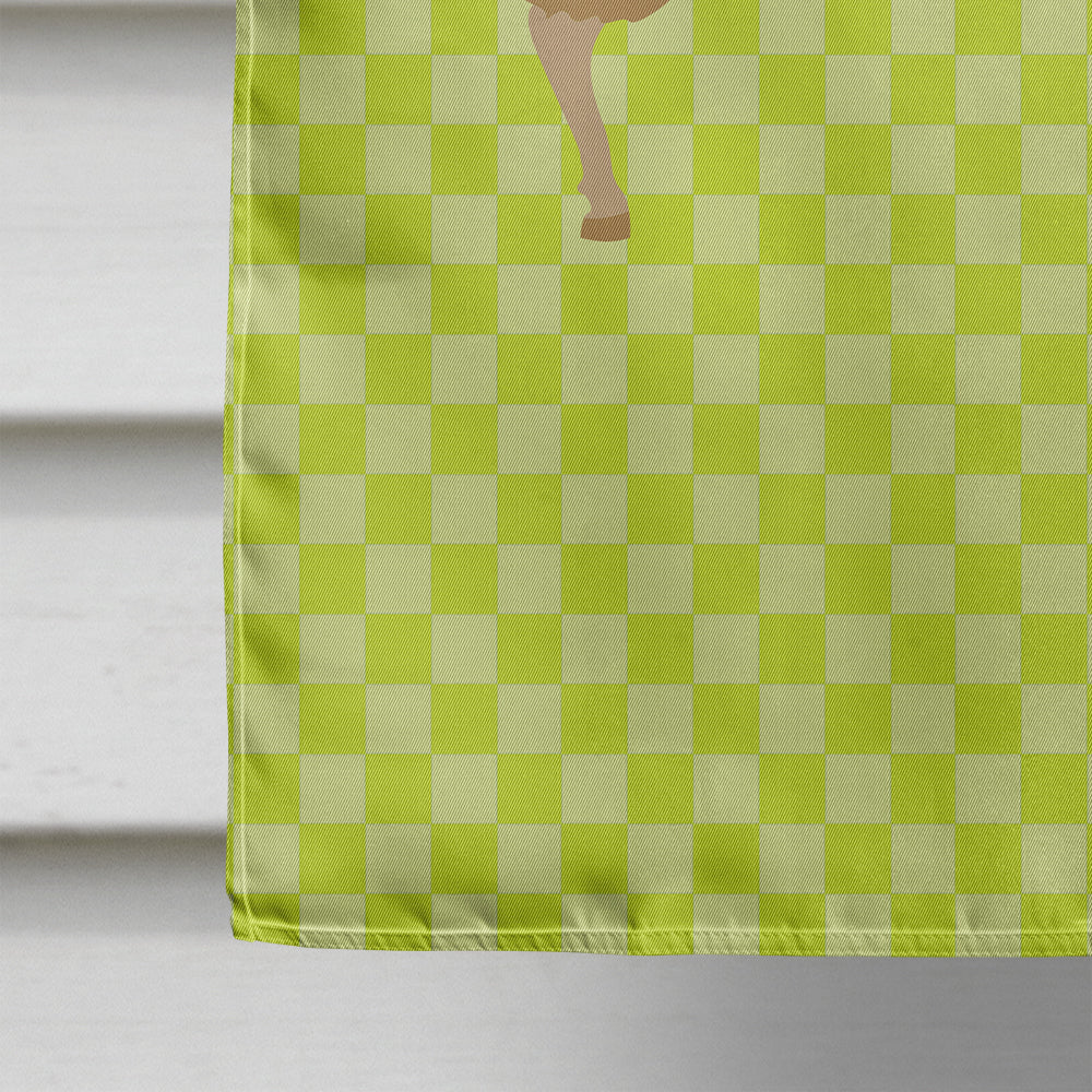 East Friesian Sheep Green House Flag 28x40 Porch Sleeve Pole Decorative Outside Yard Banner Artwork Wall Hanging, Polyester