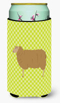 East Friesian Sheep Green Tall Boy Hugger Can Cooler Sleeve Machine Washable Drink Collapsible Insulator Beverage Insulated Holder