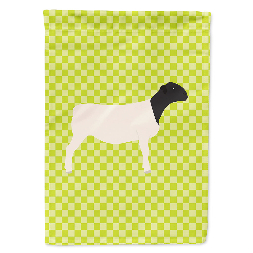 Dorper Sheep Green House Flag 28x40 Porch Sleeve Pole Decorative Outside Yard Banner Artwork Wall Hanging, Polyester