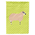 Kerry Hill Sheep Green House Flag 28x40 Porch Sleeve Pole Decorative Outside Yard Banner Artwork Wall Hanging, Polyester