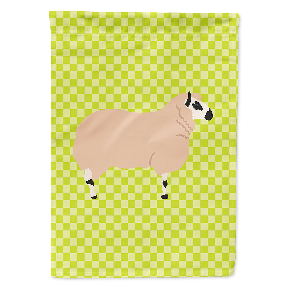 Kerry Hill Sheep Green House Flag 28x40 Porch Sleeve Pole Decorative Outside Yard Banner Artwork Wall Hanging, Polyester