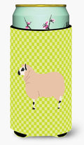Kerry Hill Sheep Green Tall Boy Hugger Can Cooler Sleeve Machine Washable Drink Collapsible Insulator Beverage Insulated Holder