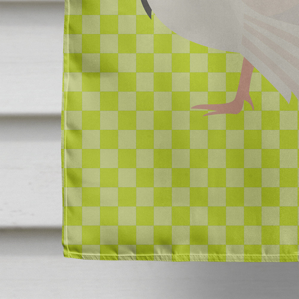 White Holland Turkey Green House Flag 28x40 Porch Sleeve Pole Decorative Outside Yard Banner Artwork Wall Hanging, Polyester